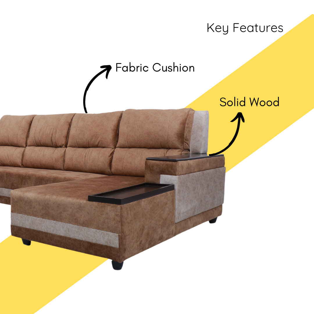 ATLANTA  U TYPE SOFA - Smart Home Furniture - Coimbatore 