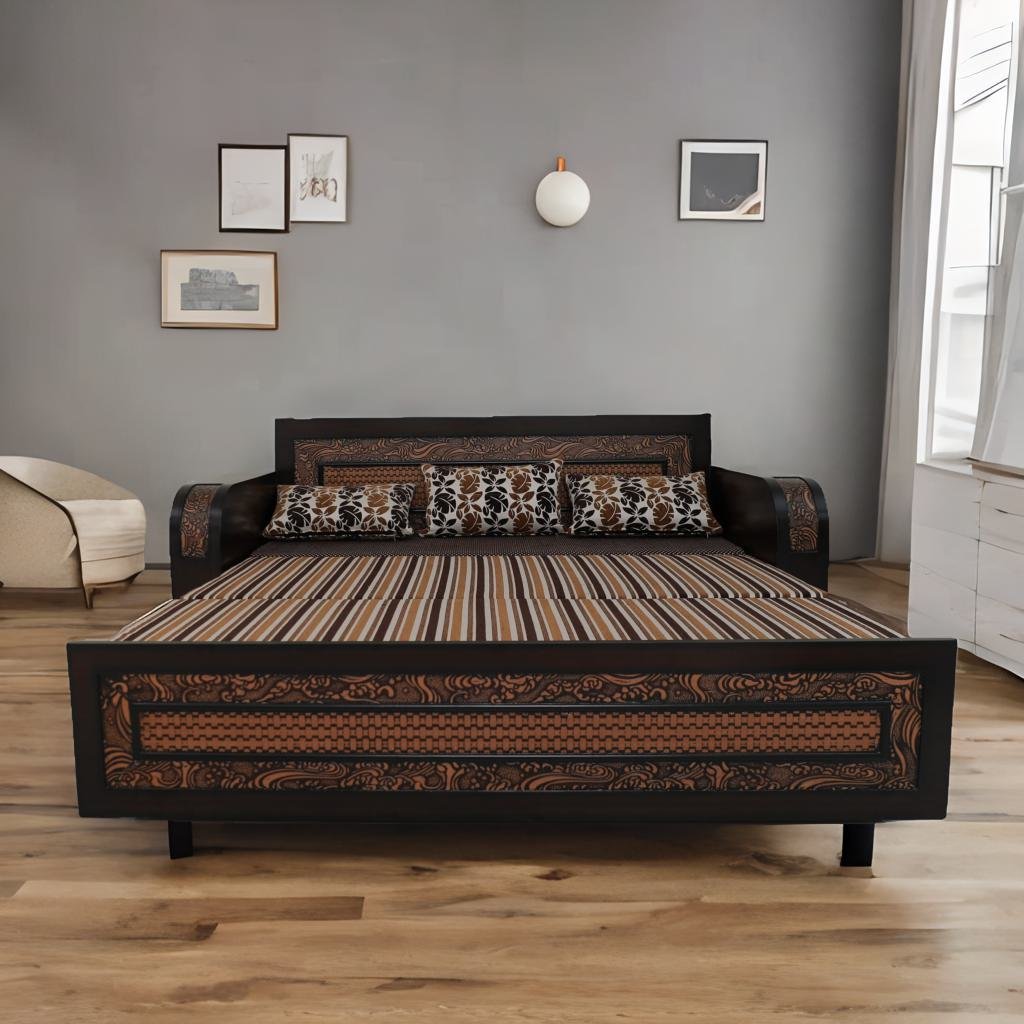 WOODY SOFA CUM BED - Smart Home Furniture - Coimbatore 