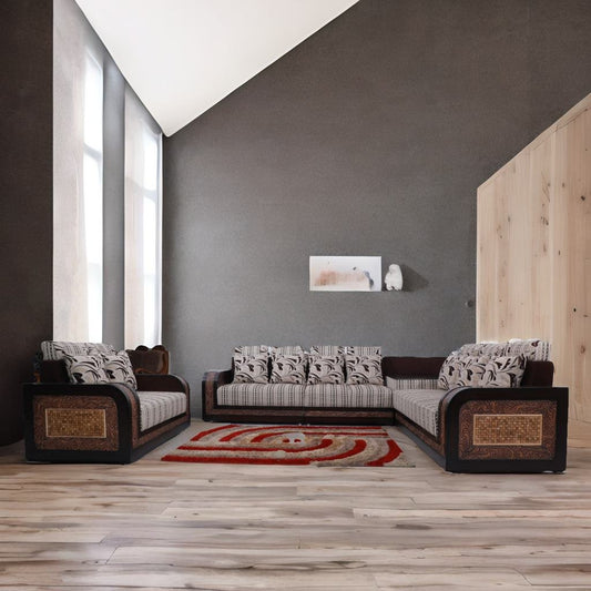 WOODY L TYPE SOFA - Smart Home Furniture - Coimbatore 