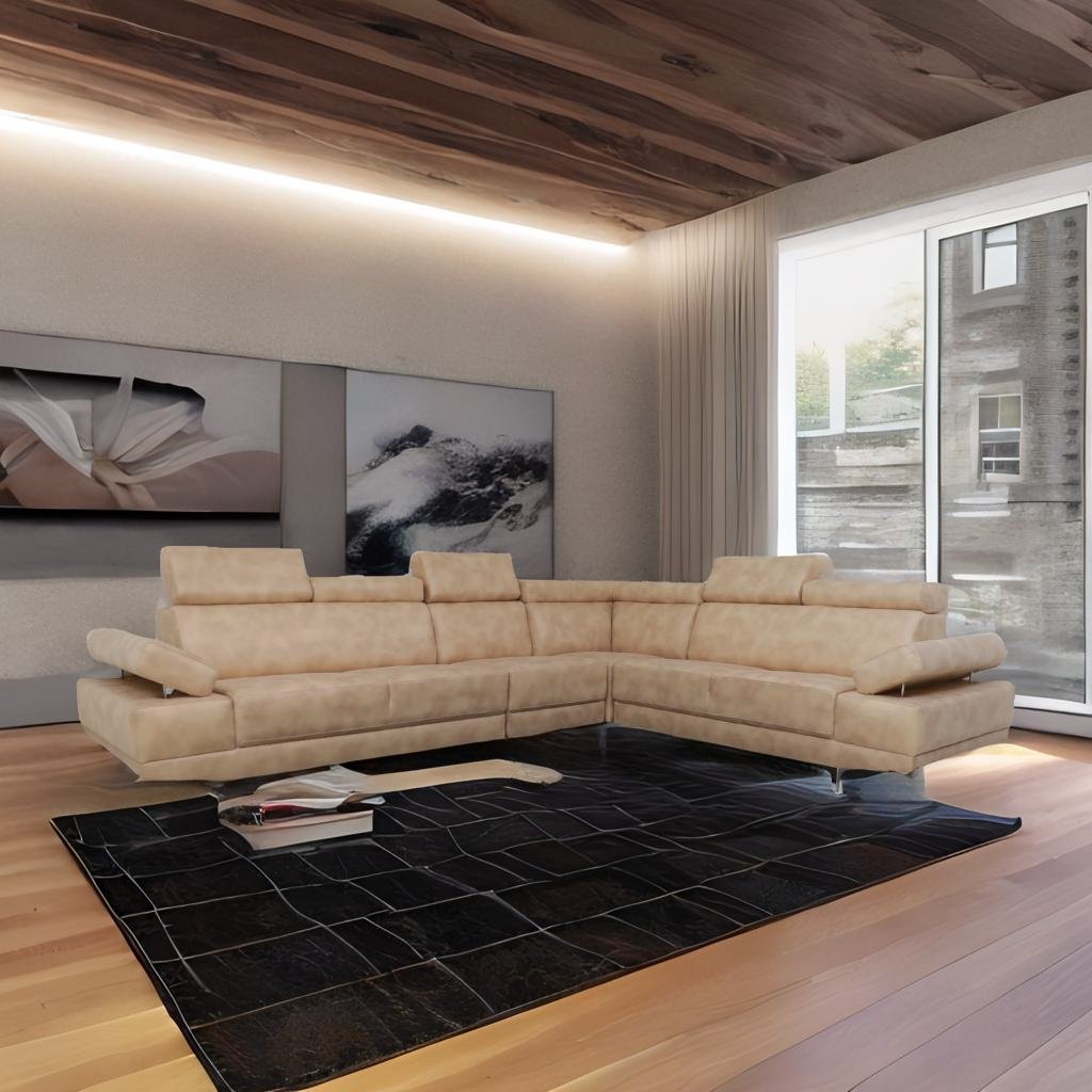 HEAD REST L TYPE SOFA - Smart Home Furniture - Coimbatore 