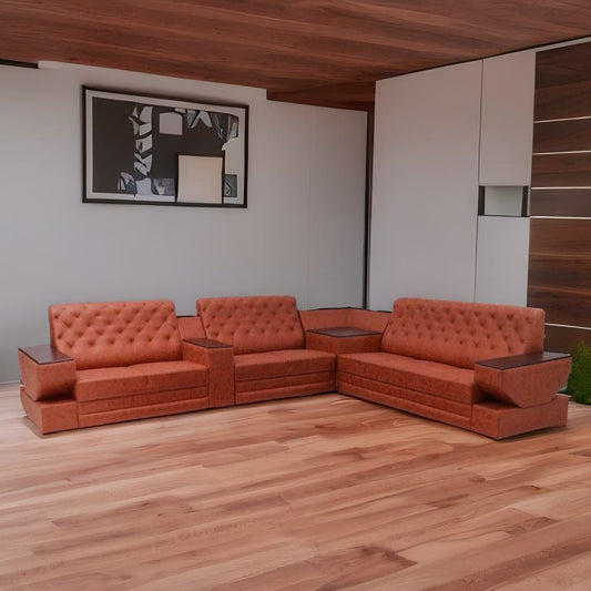 QUILT L TYPE SOFA - Smart Home Furniture - Coimbatore 