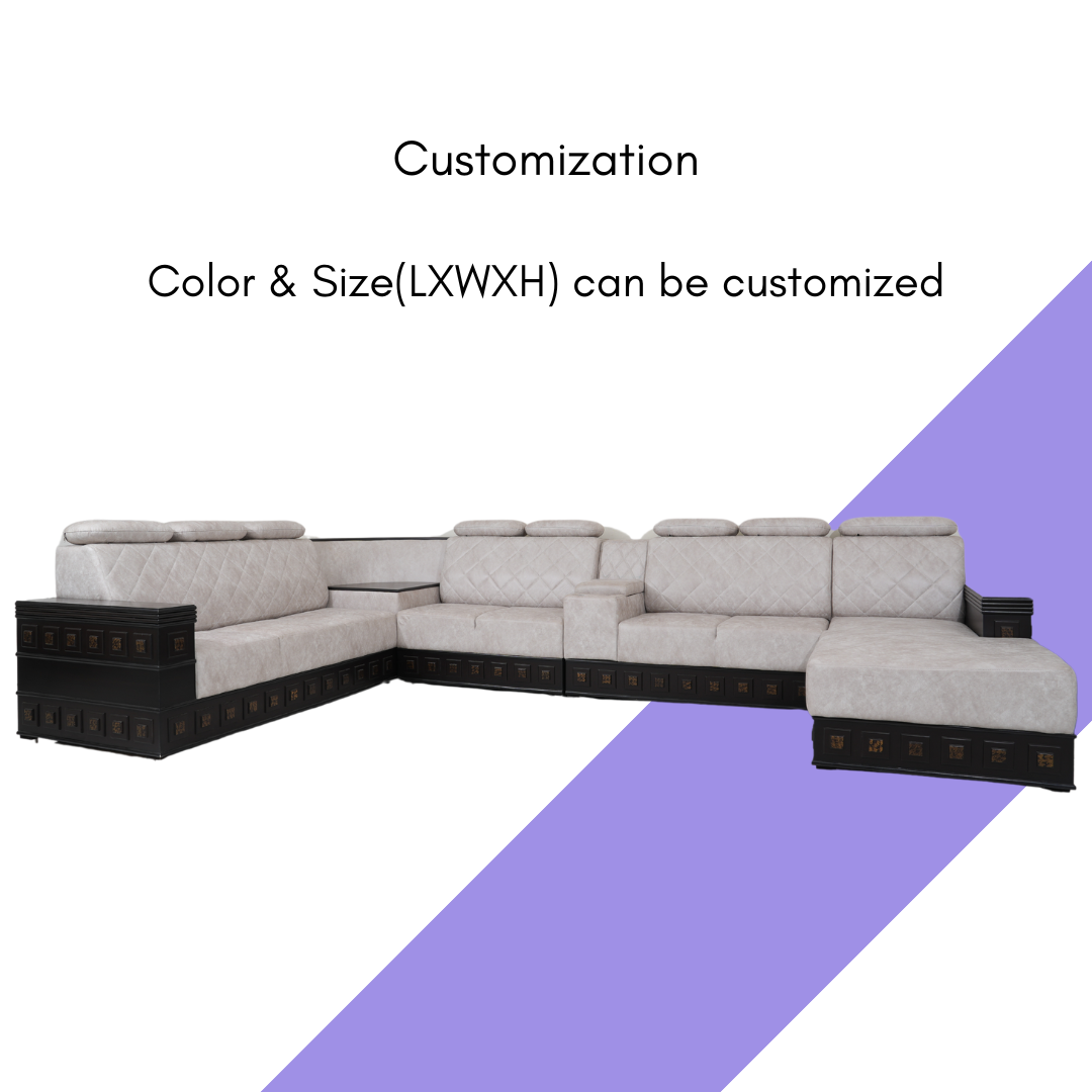 WOODY HEADREST BREEZA SOFA - Smart Home Furniture - Coimbatore 