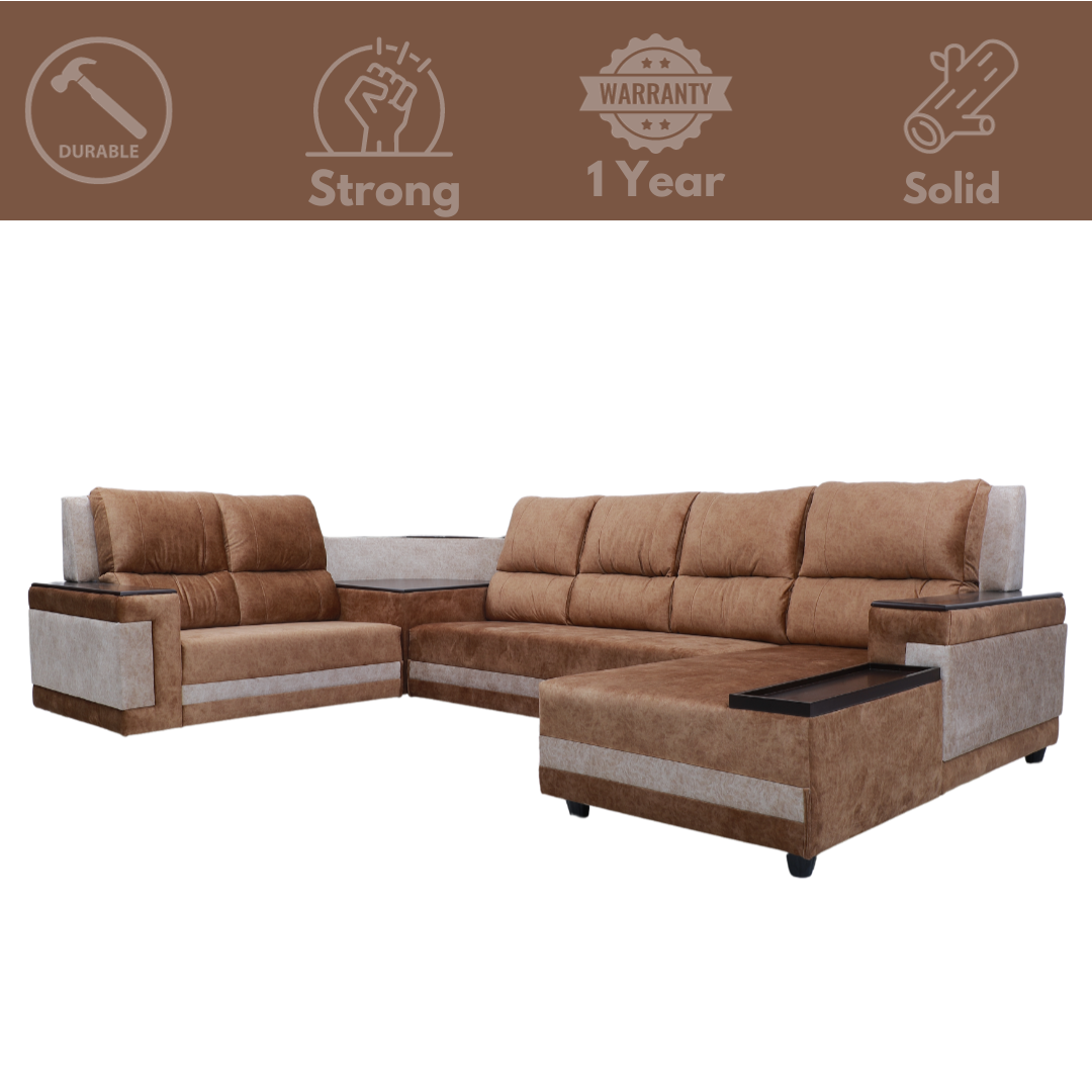 ATLANTA  U TYPE SOFA - Smart Home Furniture - Coimbatore 
