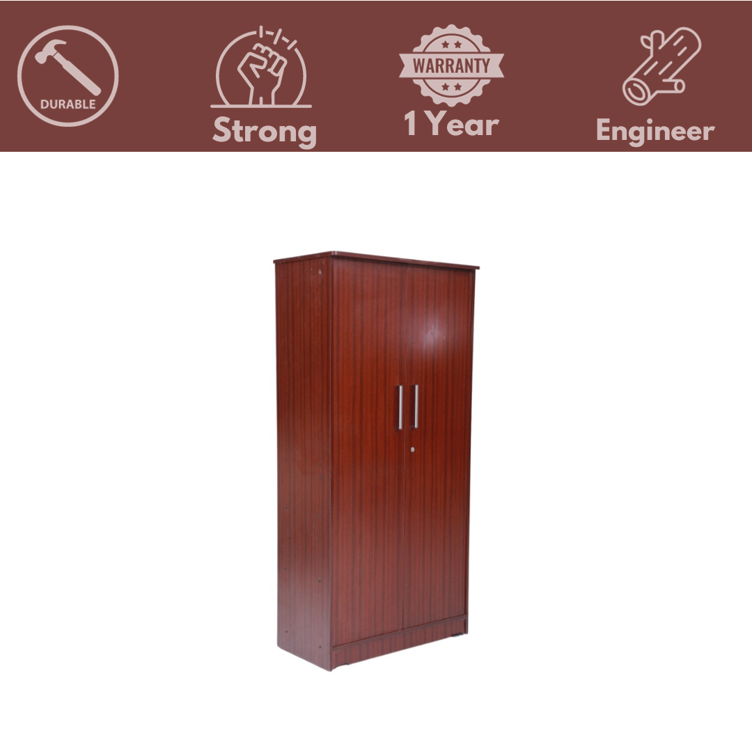 2 Door Wardrobe Plain - Smart Home Furniture - Coimbatore 