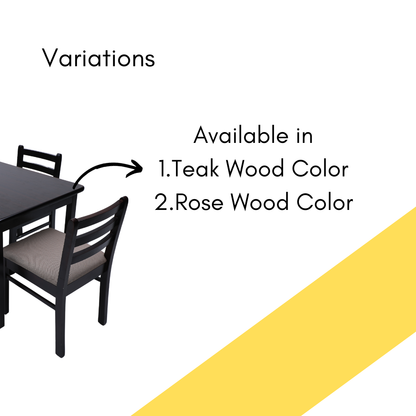 Shortcake 4 Seater Dining Table - Smart Home Furniture - Coimbatore 