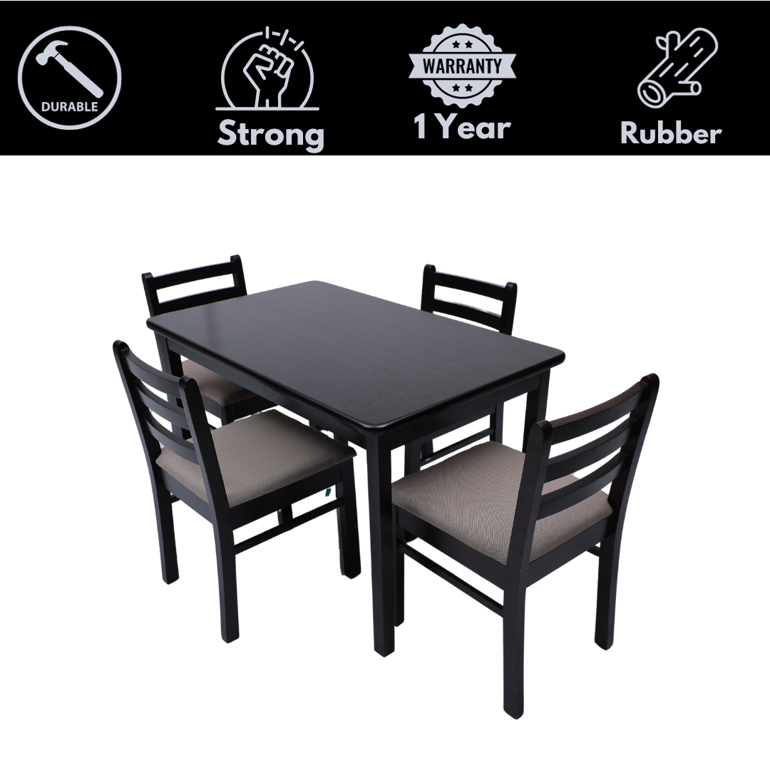 Shortcake 4 Seater Dining Table - Smart Home Furniture - Coimbatore 