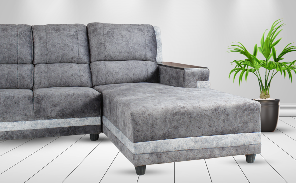 DC_Dark Grey Sofa Set