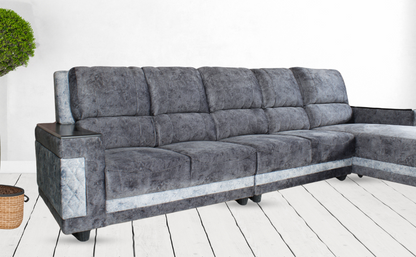 DC_Dark Grey Sofa Set