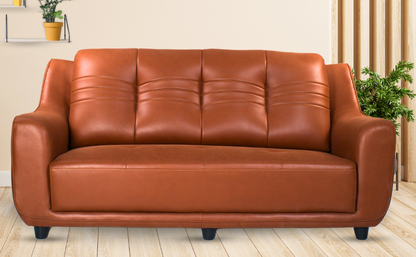 DC_Leather Brown Sofa set