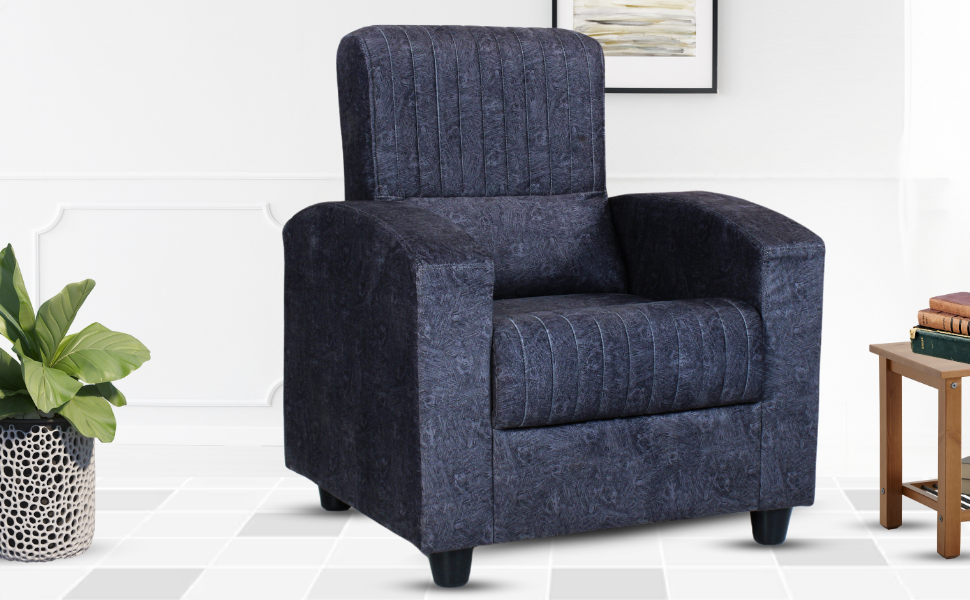 DC_Navy Blue Sofa Set