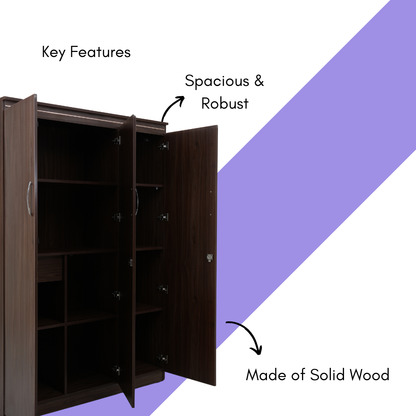 3 Door Wardrobe with mirror - Smart Home Furniture - Coimbatore 