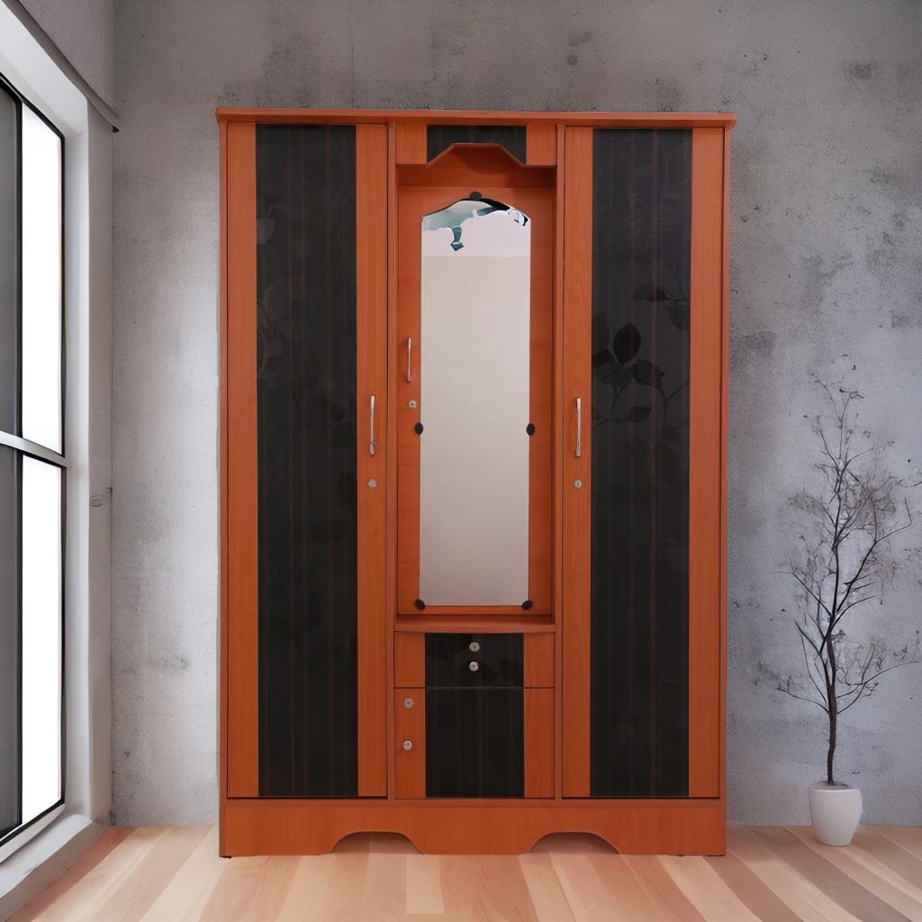 3 Door Wardrobe with Dresser - Smart Home Furniture - Coimbatore 