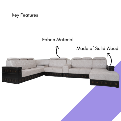 WOODY HEADREST BREEZA SOFA - Smart Home Furniture - Coimbatore 